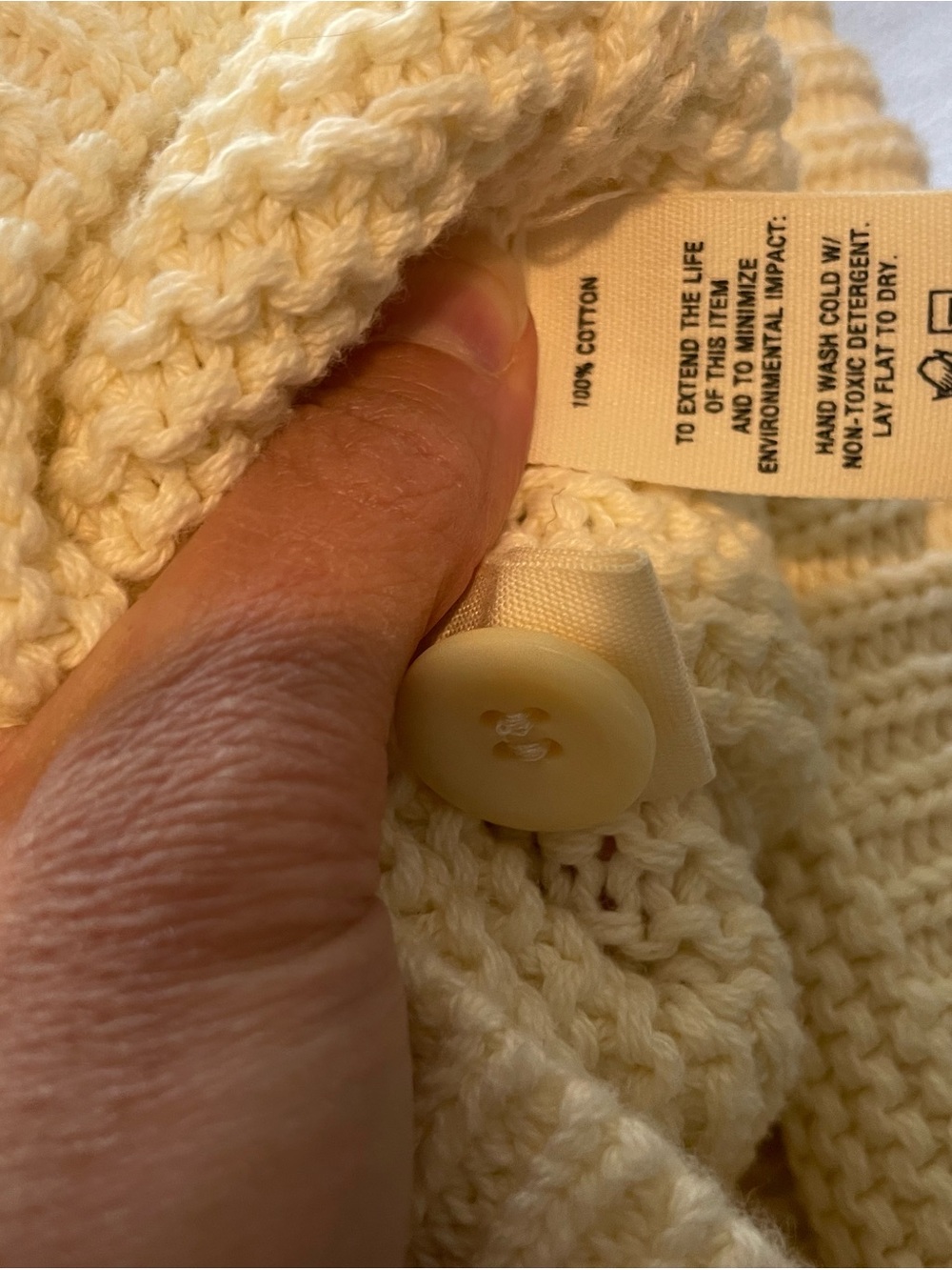 Alex Mill Cream Nico Cardigan - Picture 2 of 4